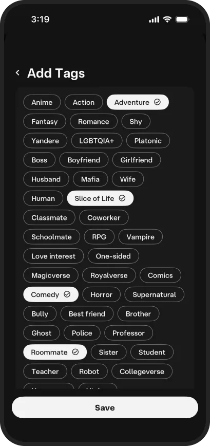 Character Creation, refreshed